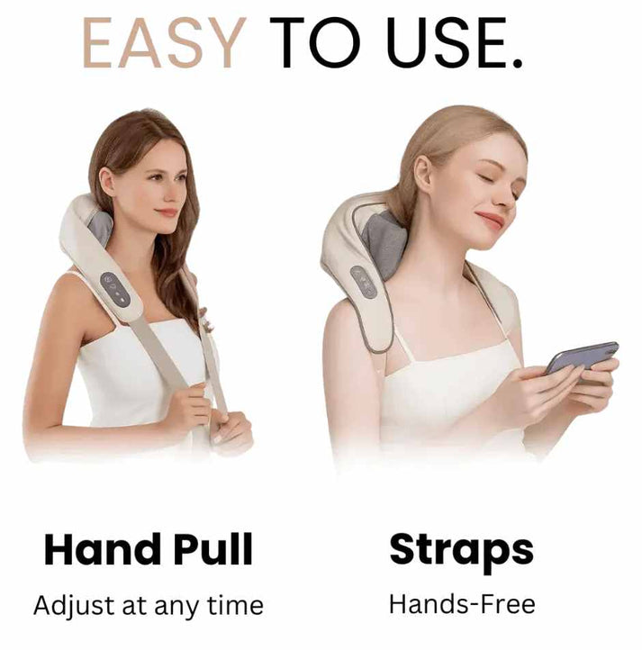 GoldenRooted™️ Wireless Neck And Shoulder Massager